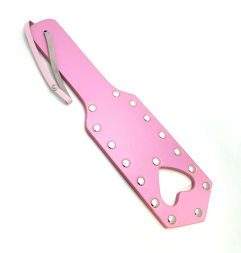 Pink Paddle With Heart Cutout